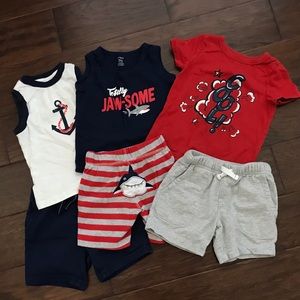 Carter’s & Joe Fresh Bundle: Shorts & Shirts, 24mo